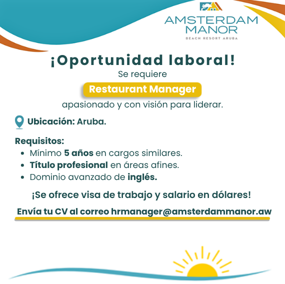 Pieza página web vacante Amsterdam Manor