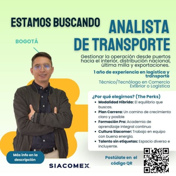 Vacante analista de transporte