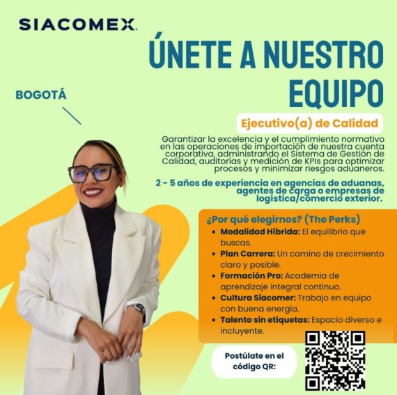 Vacante ejecutiv@ de calidad siacomex